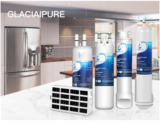 GlacialPure refrigerator water filter